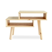 Comodino in pino scandinavo massiccio - Hako Sidetable Naturale Karup Design