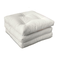 Futon Pouff - Poltrona Letto 11 cm (4 strati cotone)