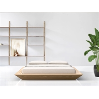 Letto in legno massiccio artigianale - Yutaka